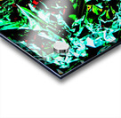 Metallique vert Acrylic print
