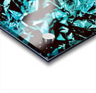 Metallique bleu Acrylic print