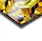 Metallique or vert Acrylic print