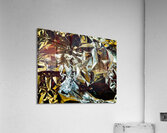 Cratere metallique  Acrylic Print