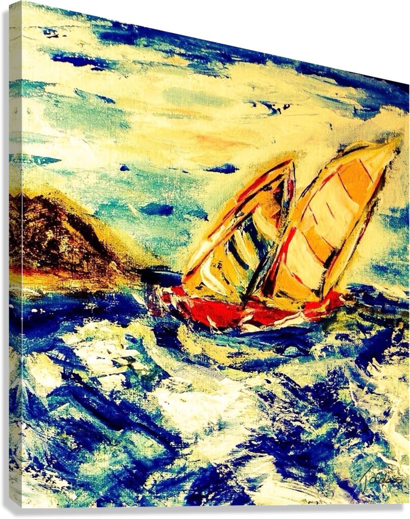Grande voile Canvas Print