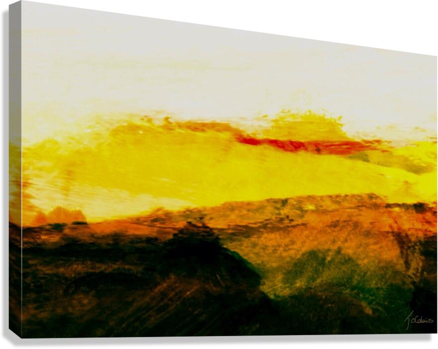 Coucher de soleil  Canvas Print