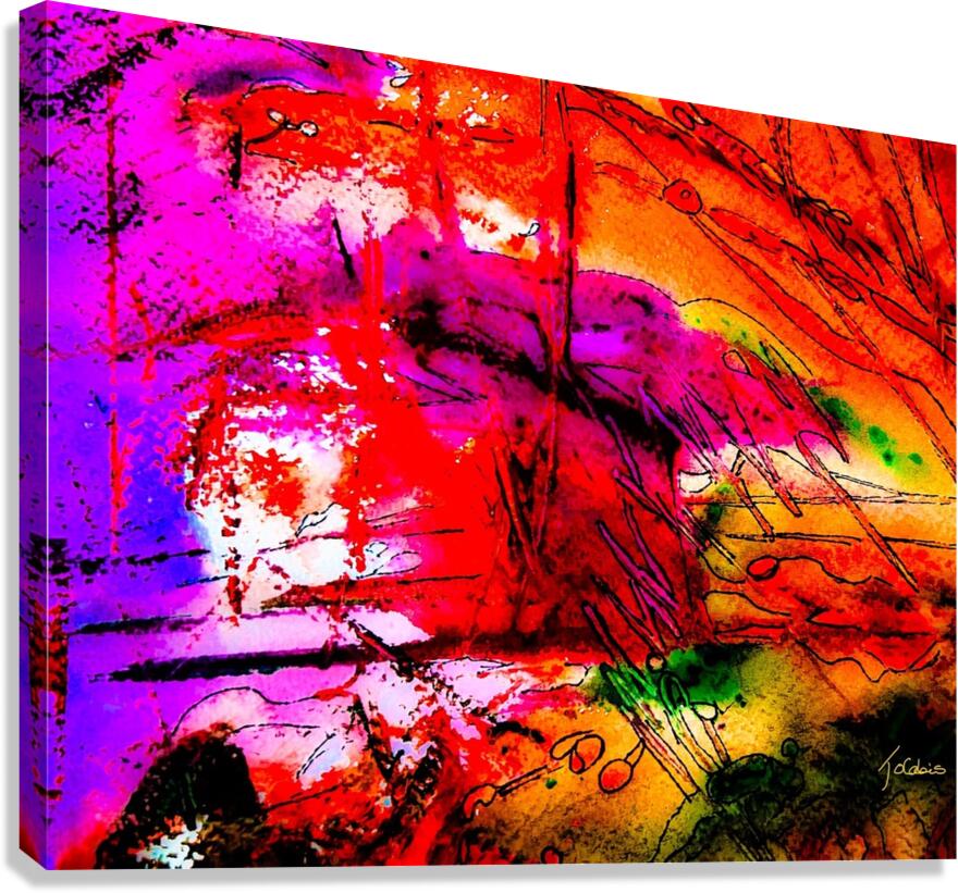 Le grand V Canvas Print