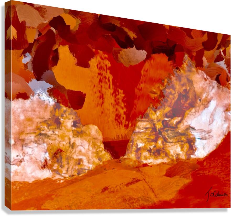 Deux plans d’univers  Canvas Print