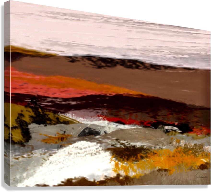 Terre ferreuse Canvas Print