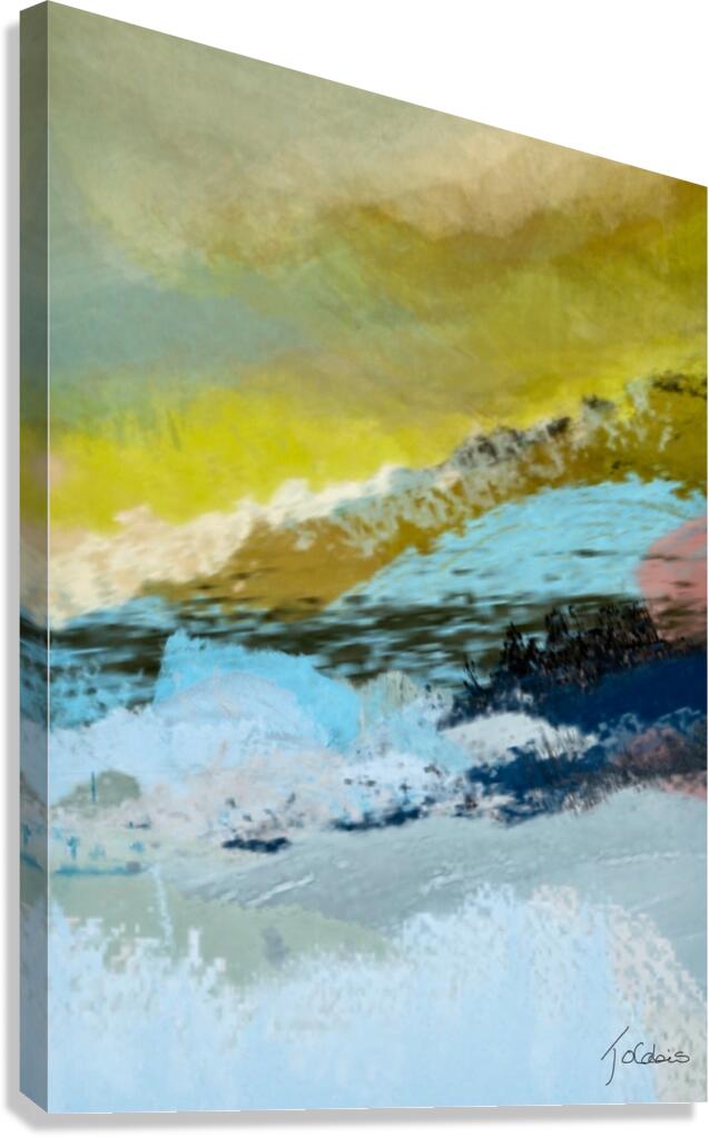 La montagne  Canvas Print