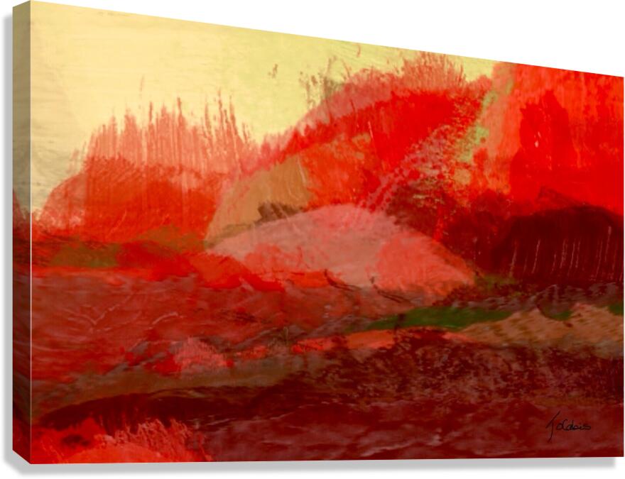 Rouge ecarlate  Canvas Print