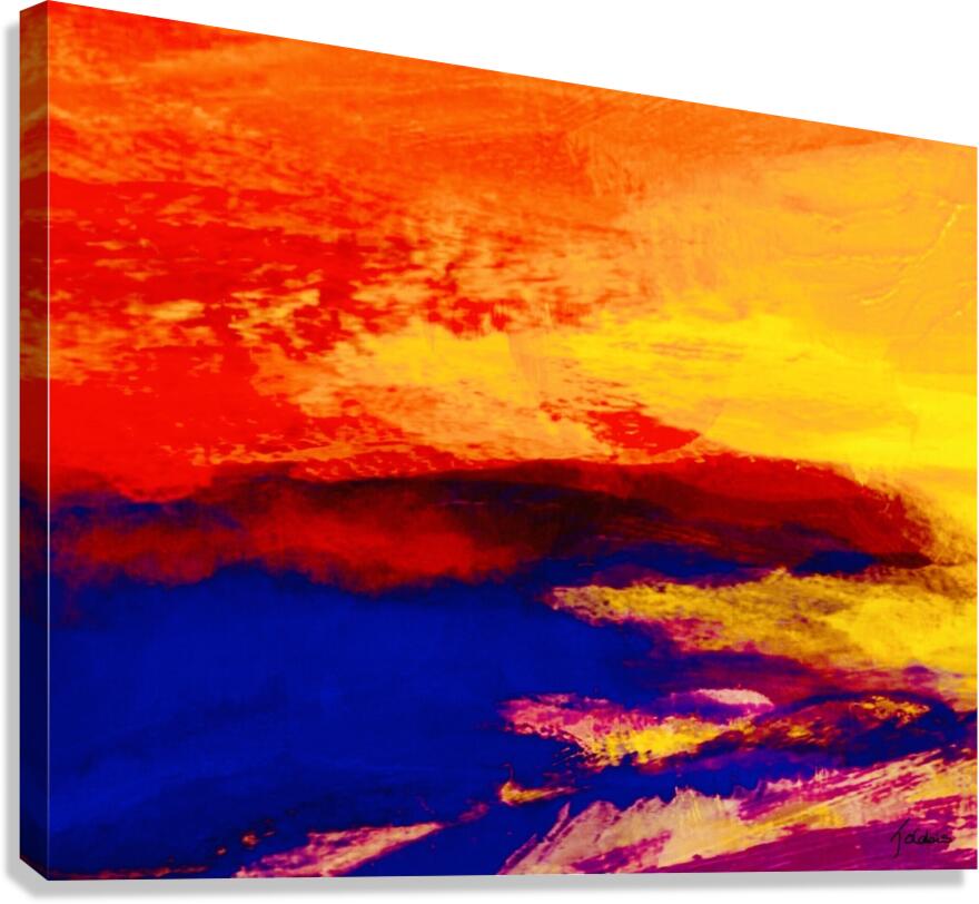 Coucher de soleil  Canvas Print
