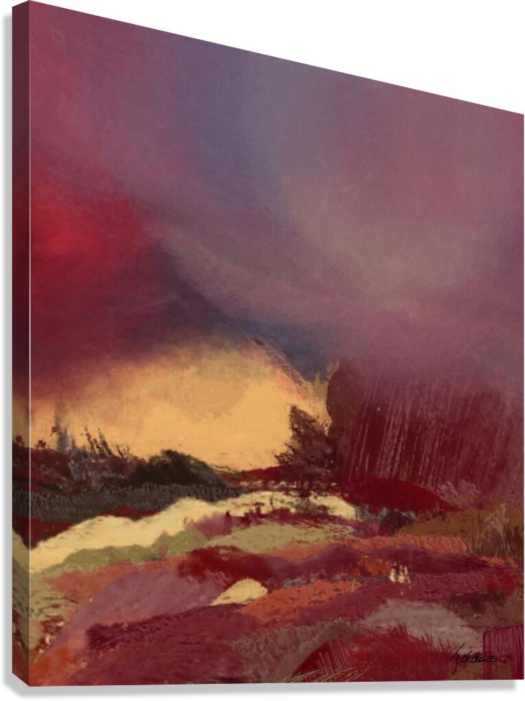Terre volcanique  Canvas Print