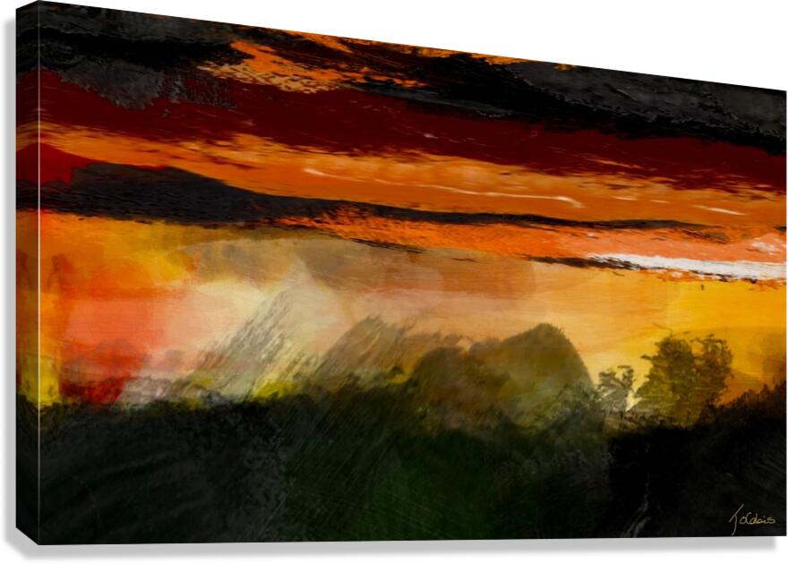 Au petit matin Canvas Print