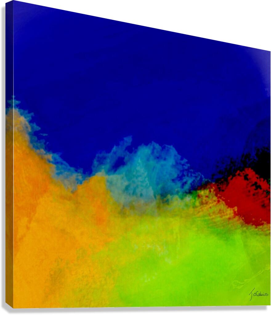 Couleurs vives Canvas Print