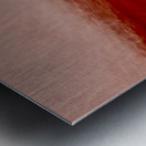 Vallee rouge  Metal print