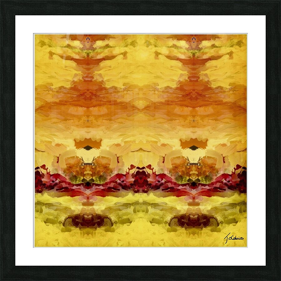Plateau d’or Picture Frame print