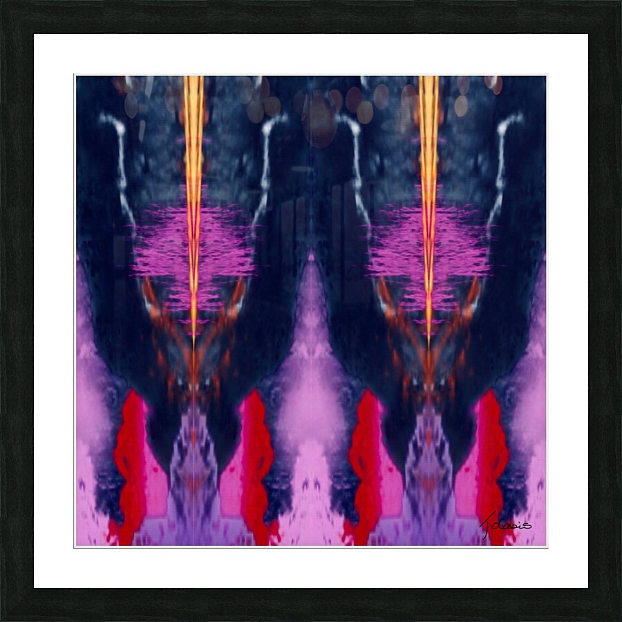 Faisceaux d’or Picture Frame print