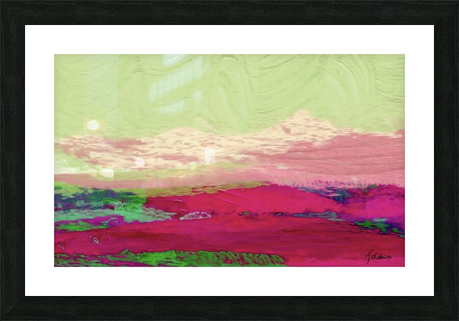 Algues rouges  Picture Frame print