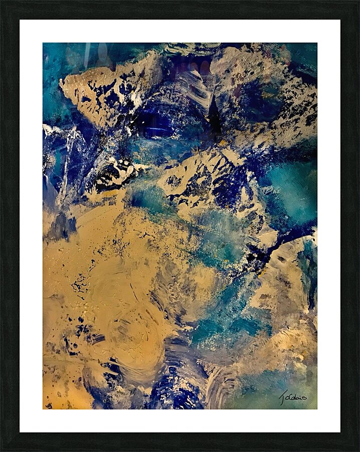 Mascarade III Picture Frame print