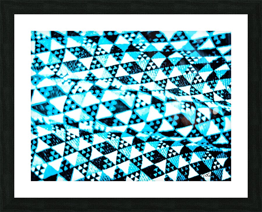 Triangles Picture Frame print