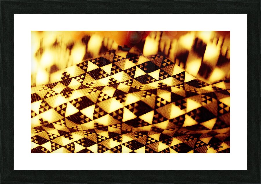 Triangles II Picture Frame print