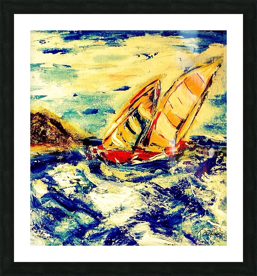 Grande voile Picture Frame print