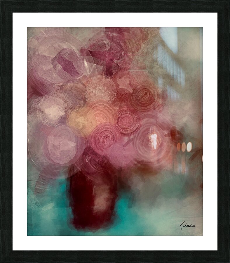Fleurs de tulles  Picture Frame print