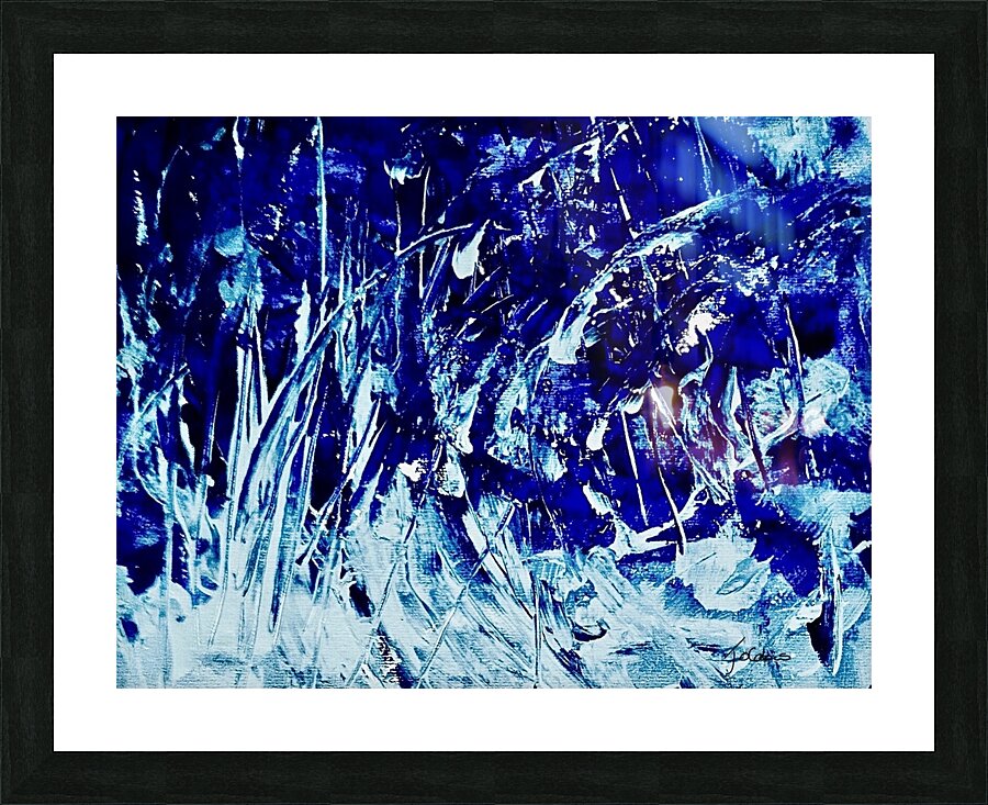 Les flots Picture Frame print