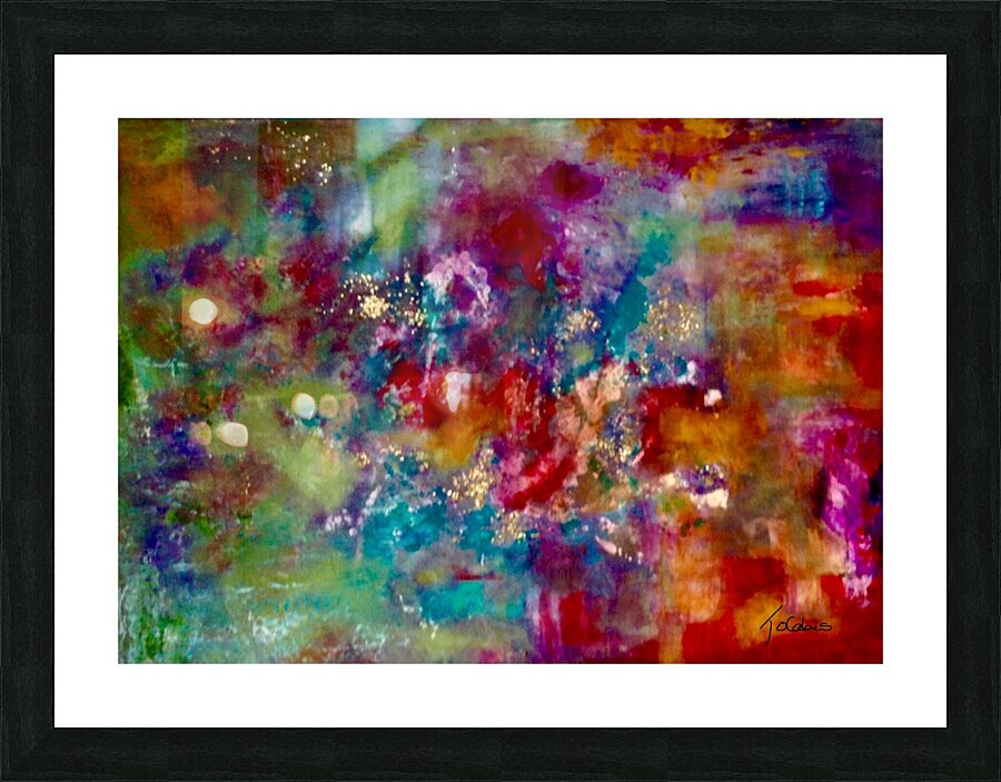 Poussieres dorees  Picture Frame print