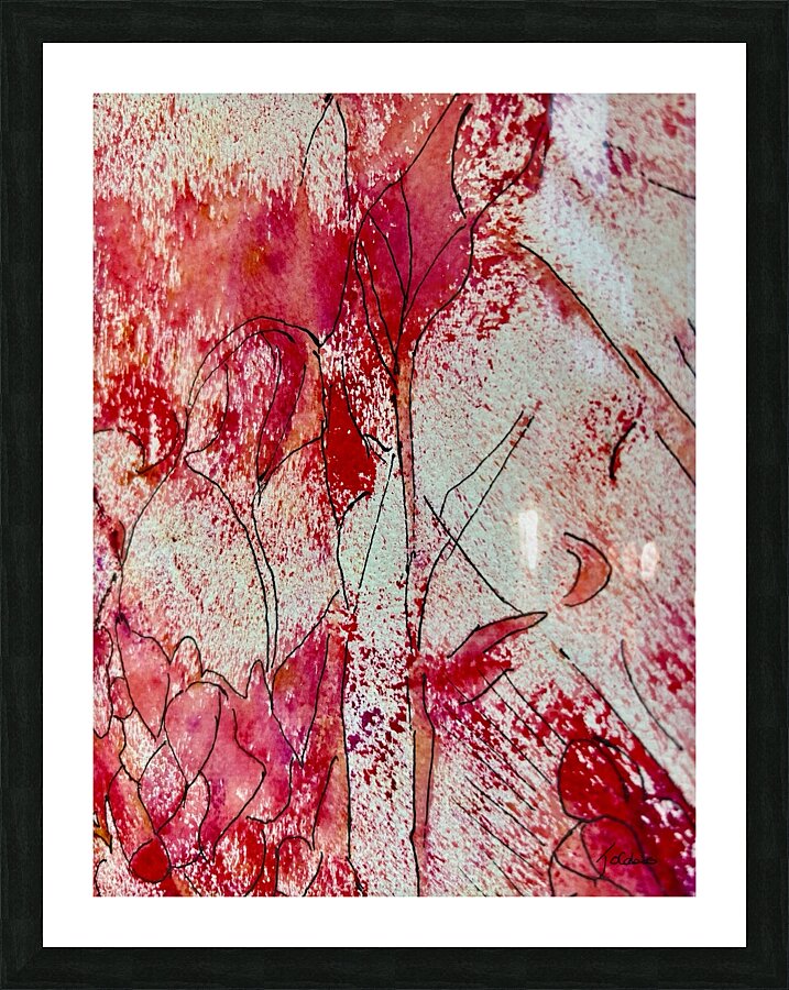 Le lys Picture Frame print