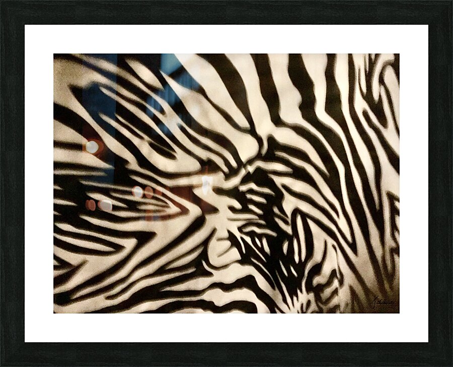 Zebrures VII Picture Frame print