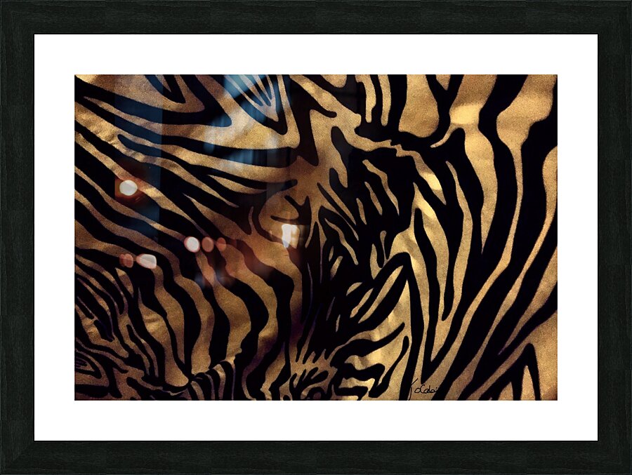 Zebrures VIII Picture Frame print