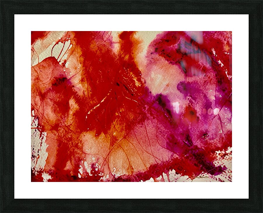 Fils rouges Picture Frame print
