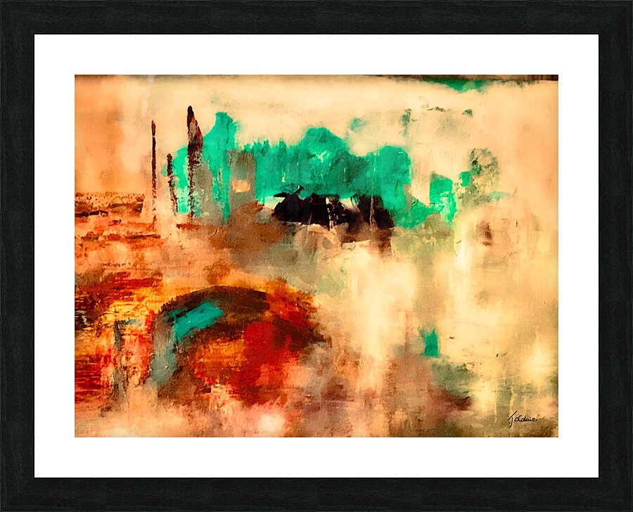 La ville  Picture Frame print