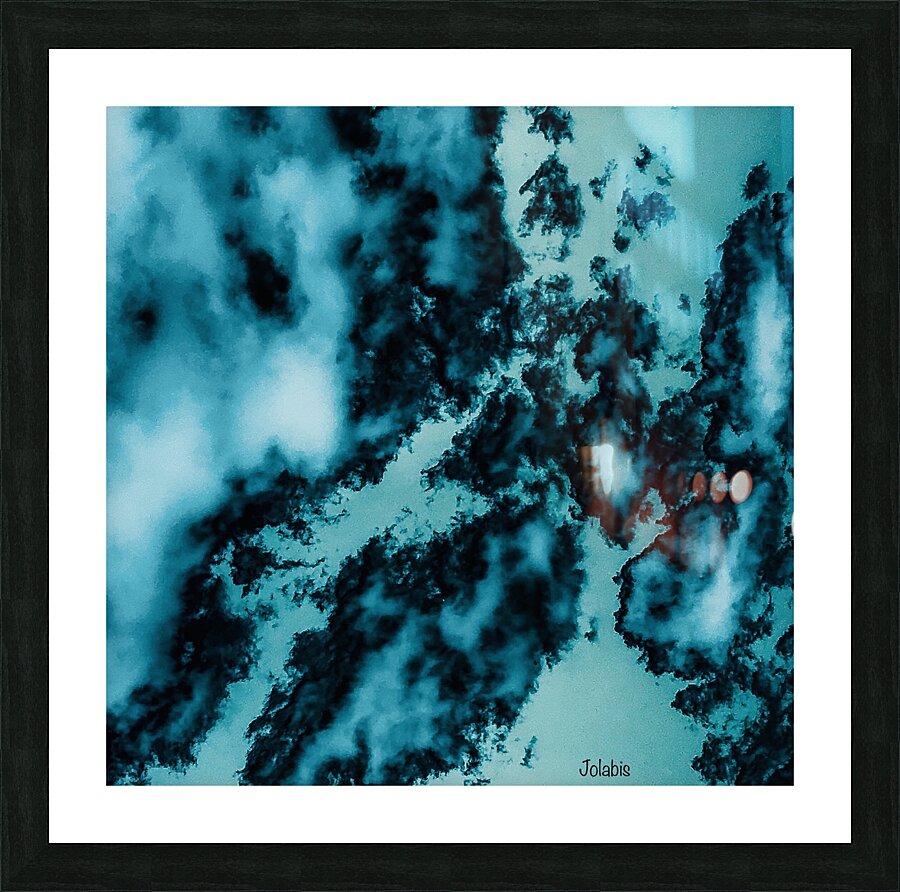 Turquoise  Picture Frame print