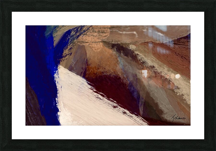 La glissade  Picture Frame print