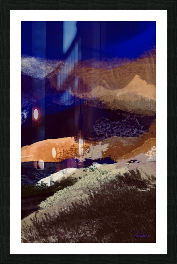 Montagneux  Picture Frame print