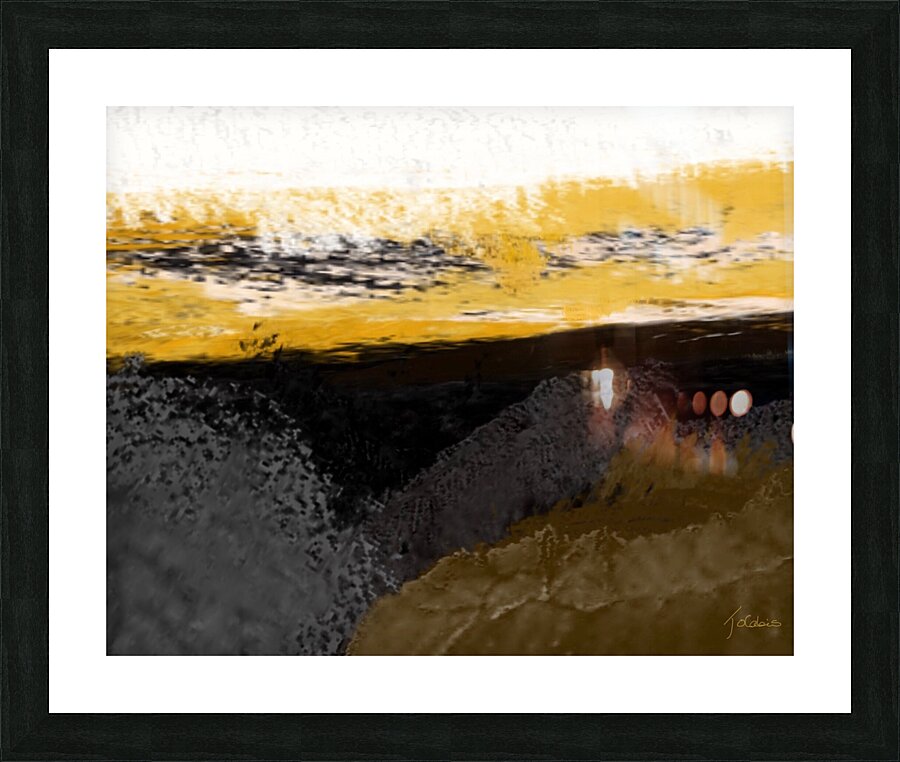 Crete Picture Frame print