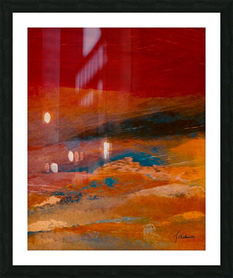 Ciel rougis  Picture Frame print
