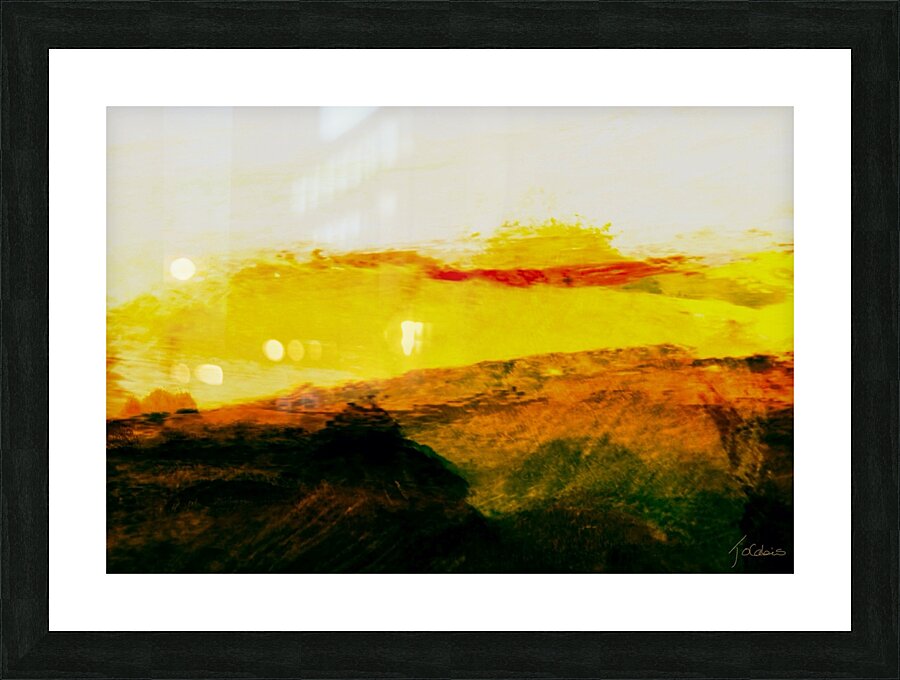 Coucher de soleil  Picture Frame print