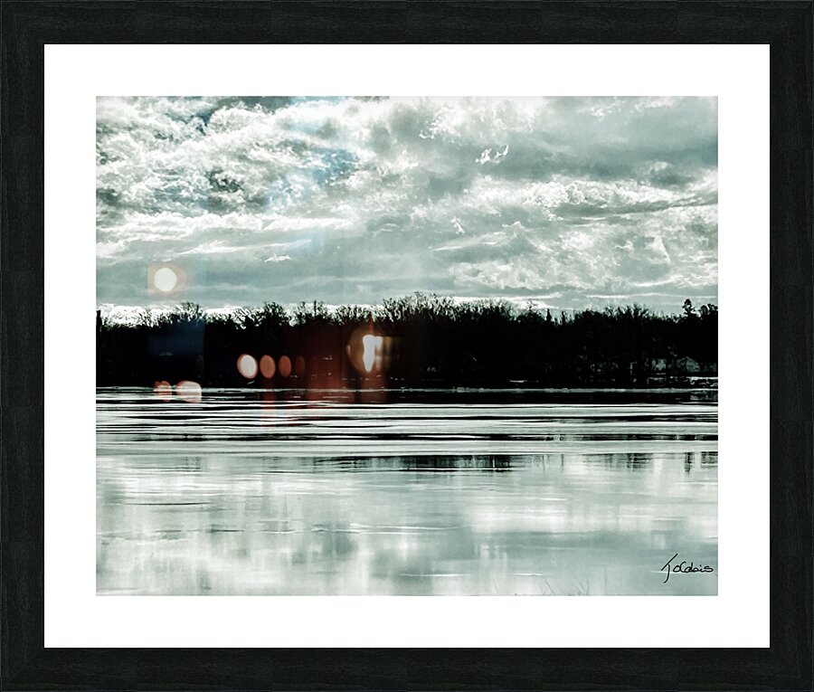 Entre ciel et eau Picture Frame print