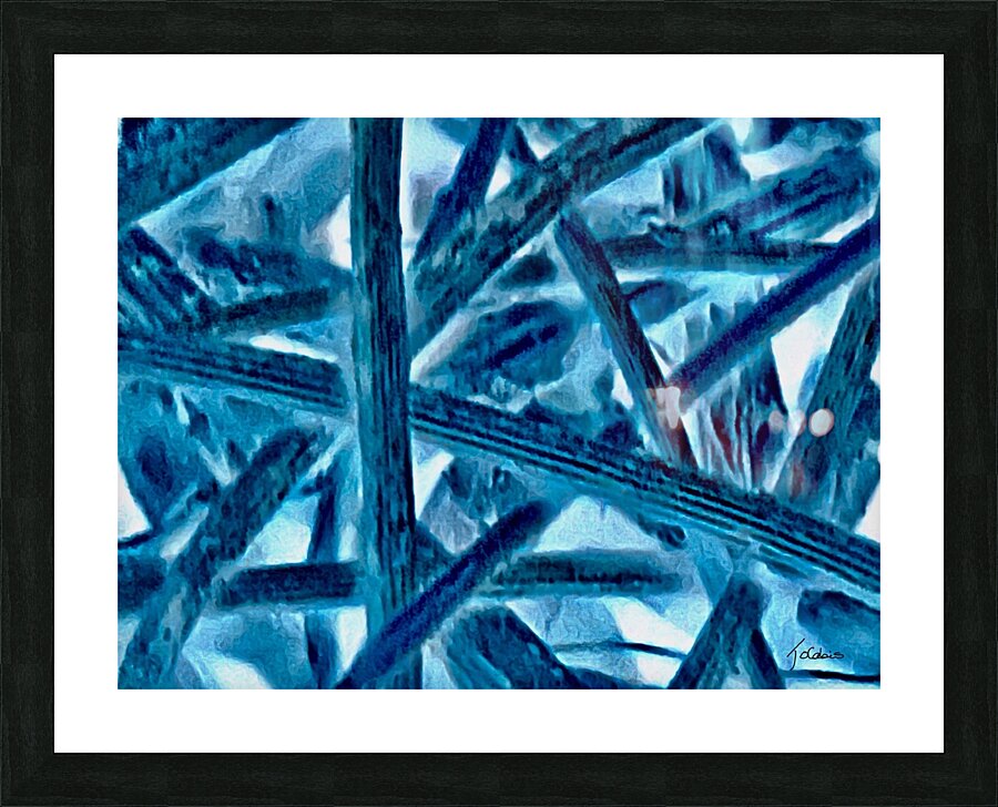 Chevauchement  Picture Frame print