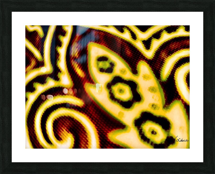 Fleur stylee  Picture Frame print