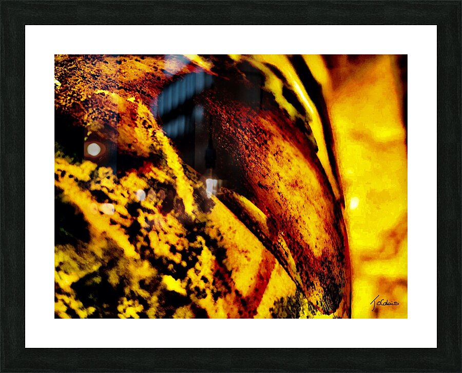 Courbures Picture Frame print
