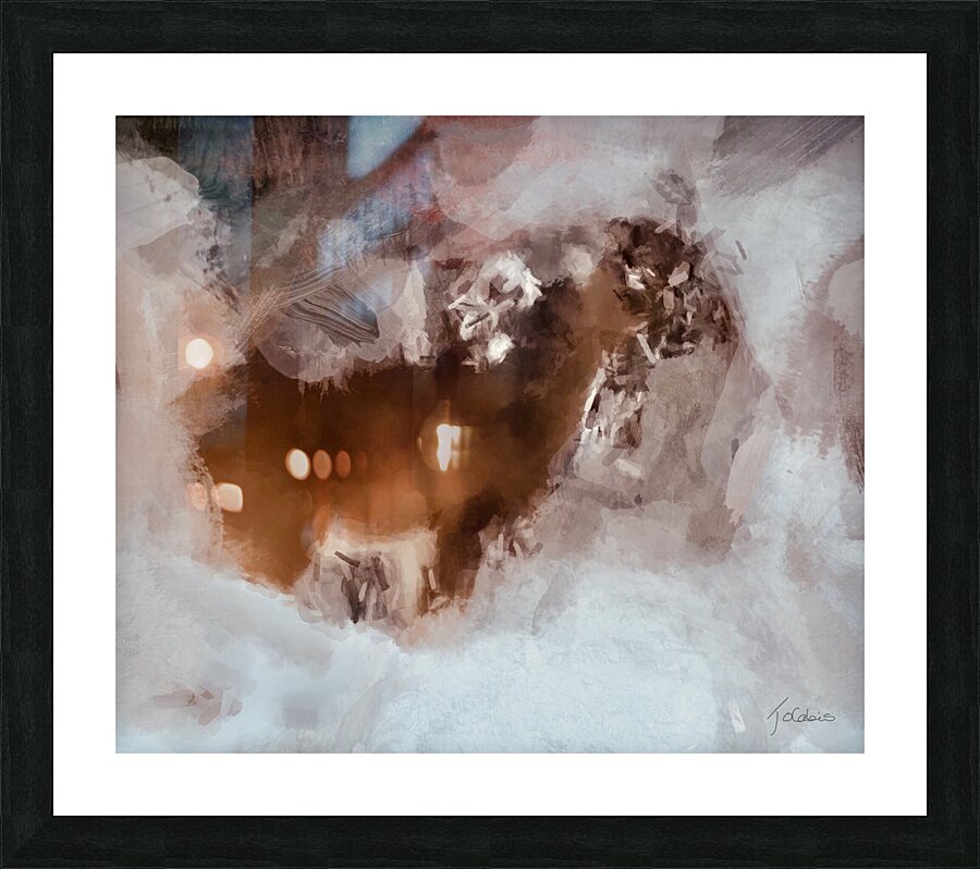 Cerf protege  Picture Frame print