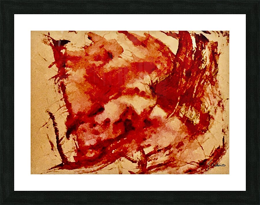 La fuite  Picture Frame print