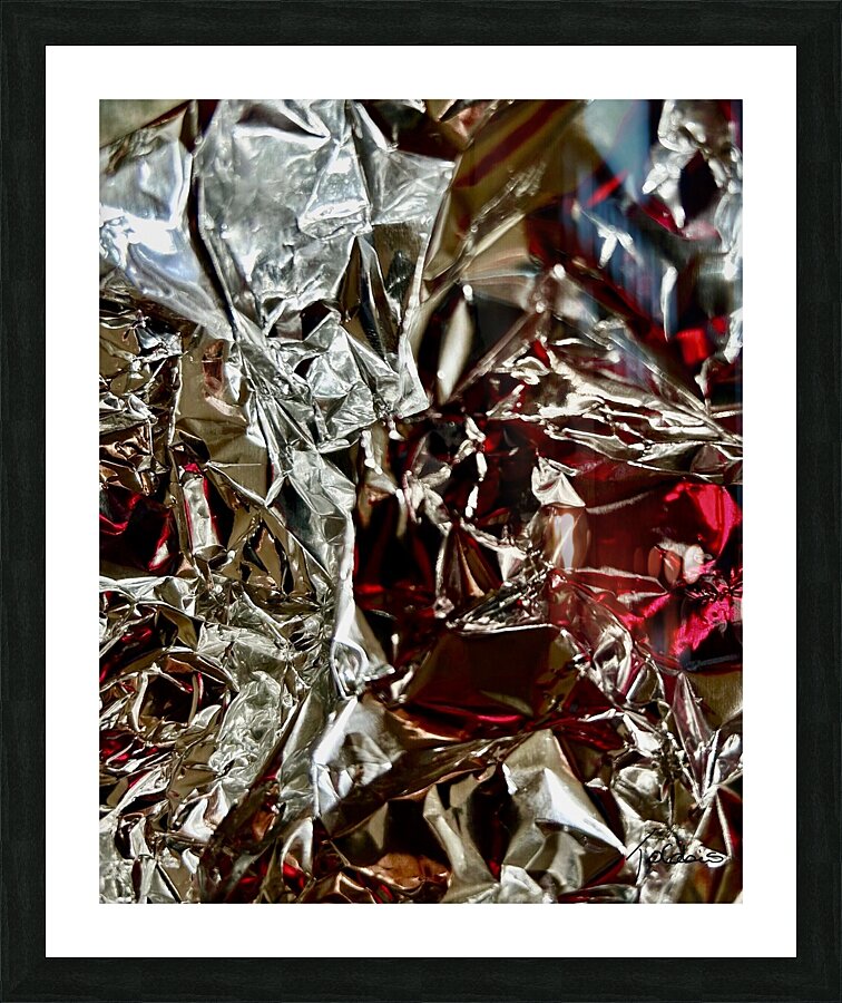 Metal rouge  Picture Frame print