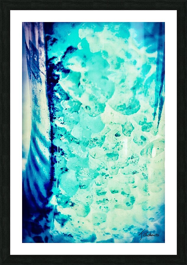 Aqua Picture Frame print