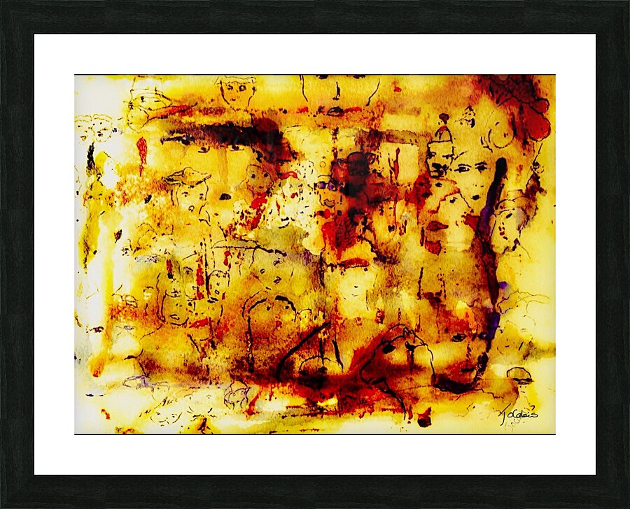 Rencontres Picture Frame print