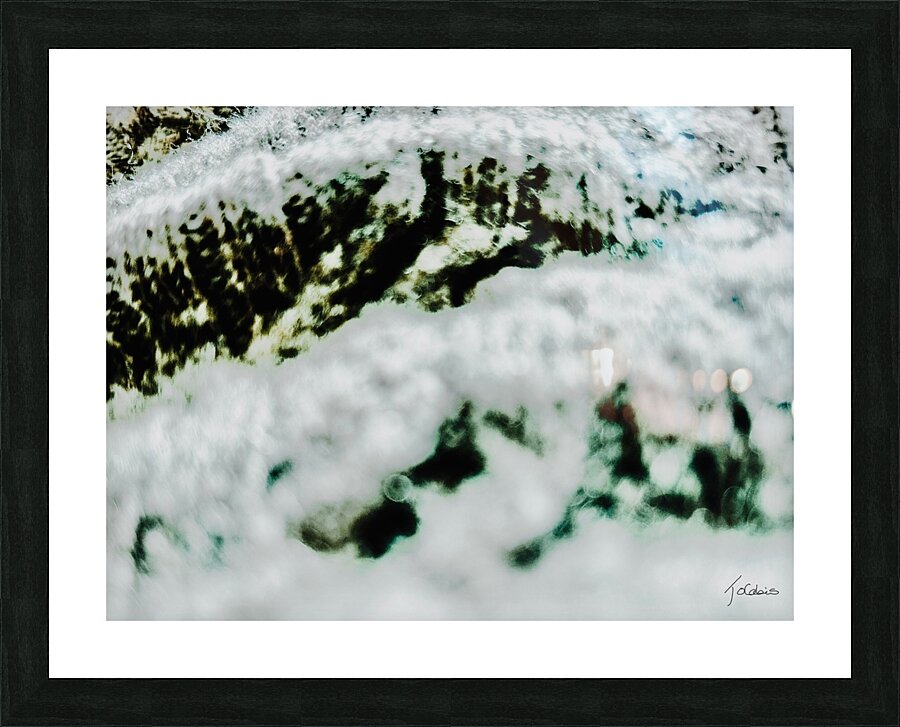 Glacial  Picture Frame print
