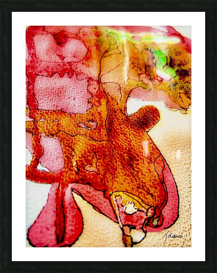 Etrange impression  Picture Frame print