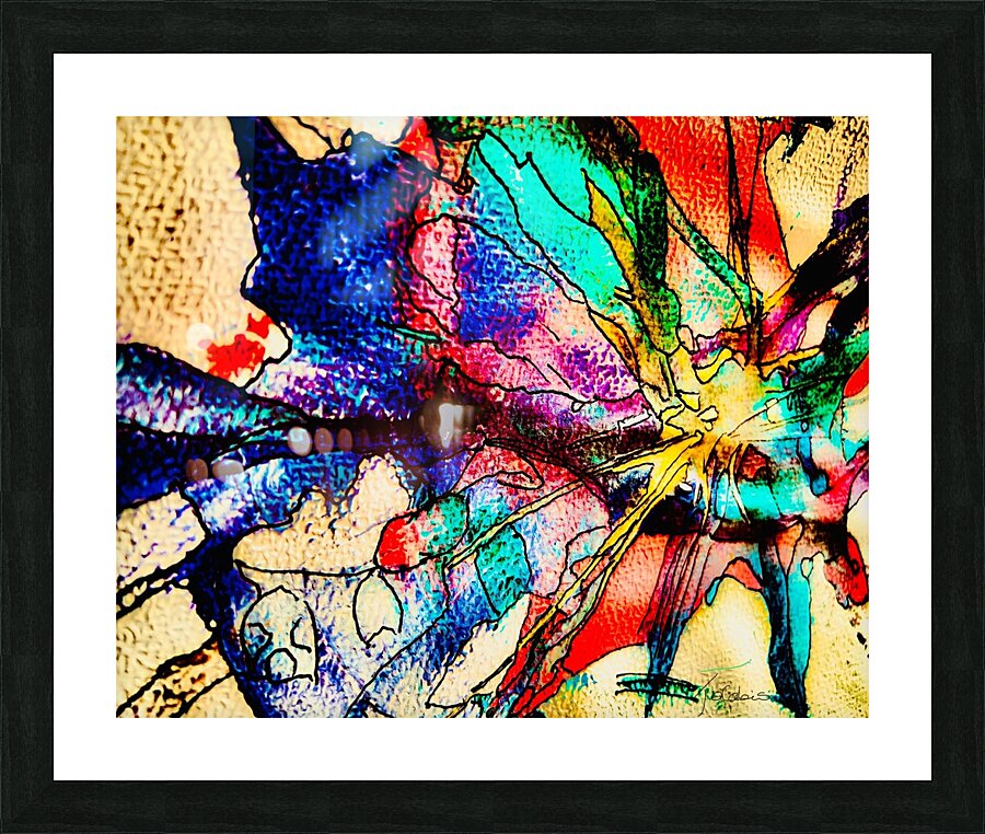 Vibrant  Picture Frame print