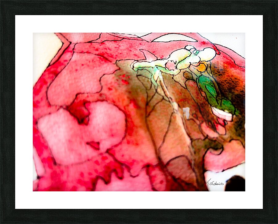 Isolement  Picture Frame print
